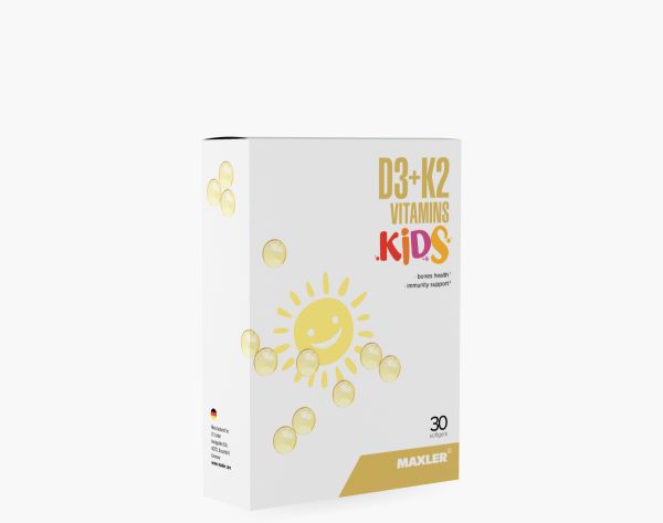 D3+K2 Vitamins Kids box