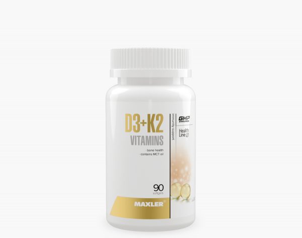 D3+K2 Vitamins 90 soft gels can