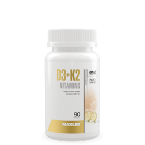 D3+K2 Vitamins bottle