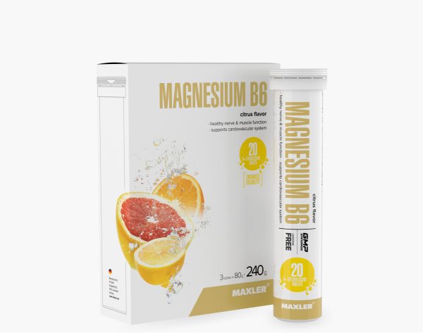 Magnesium B6 Effervescent citrus box