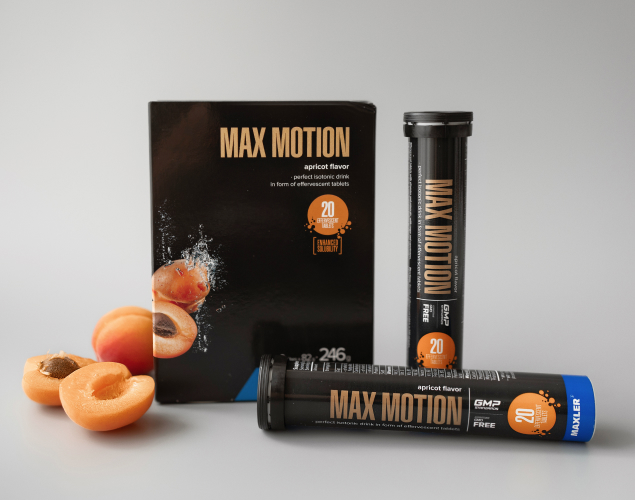 Max Motion Effervescent 3x20 box and tubes